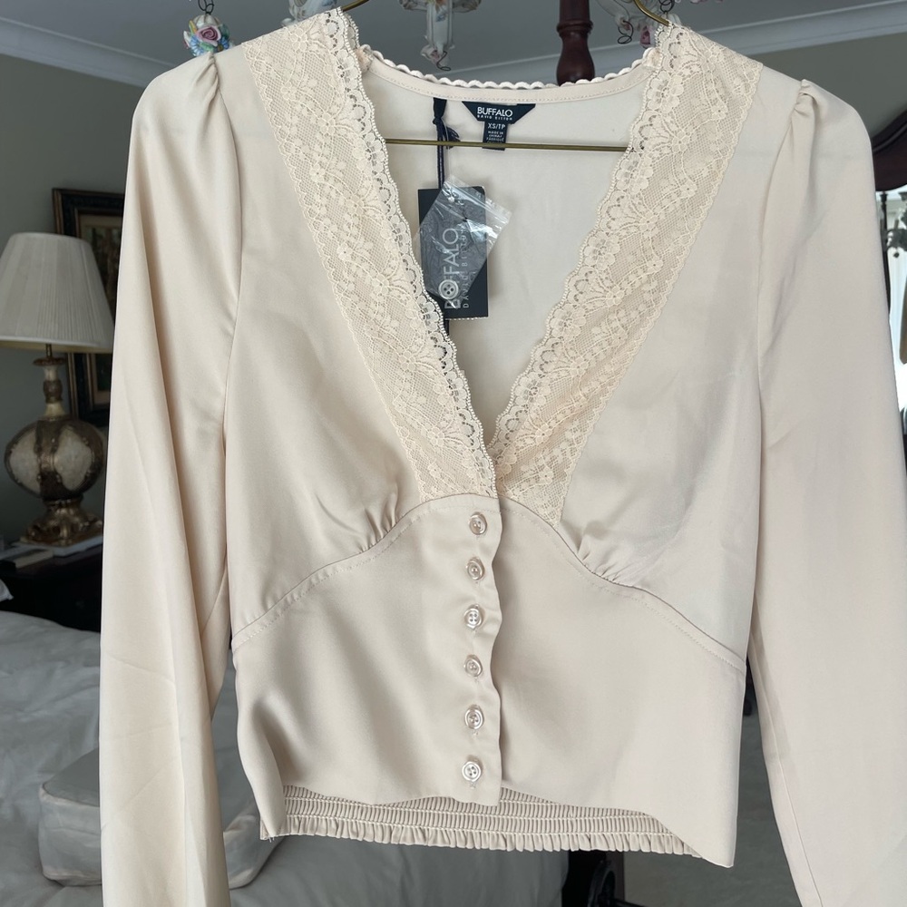 NWT Buffalo by David Bitton Blouse size  XS